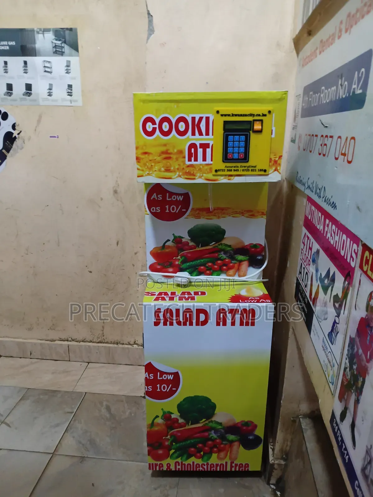 Salad Oil Dispensing ATM Machine