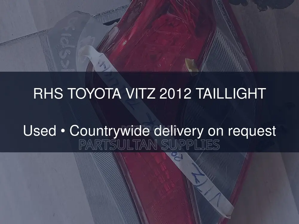 RHS Toyota Vitz 2012 Taillight