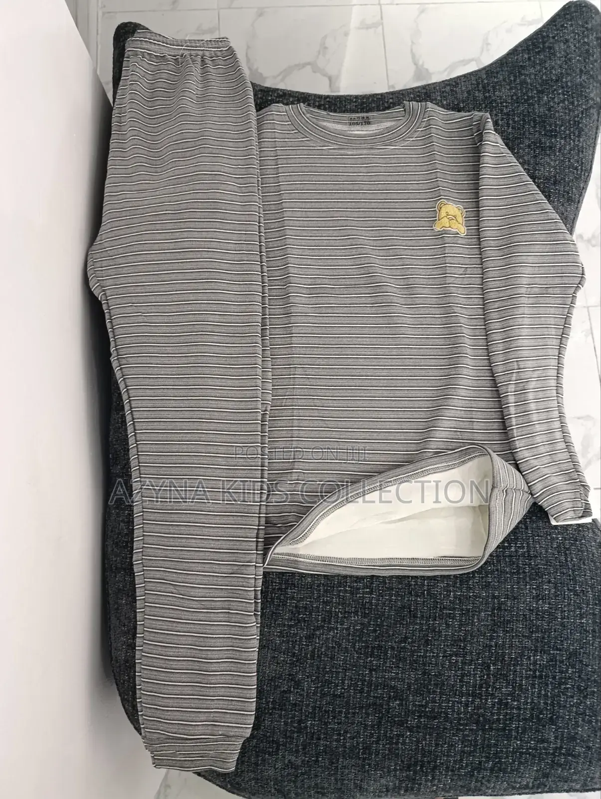 Stripped Fleece Material 10-15