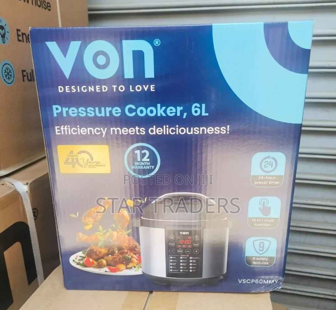 6 Litres Von Electric Pressure Cooker
