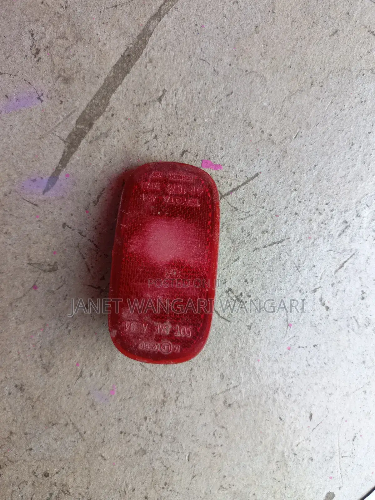 Rear Bumper Reflector Rav4 Old Model