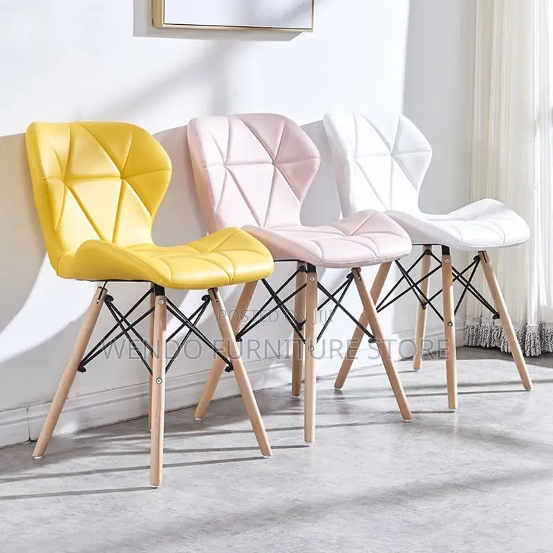Dining Chairs; Eames Style Home Century Dining Chairs