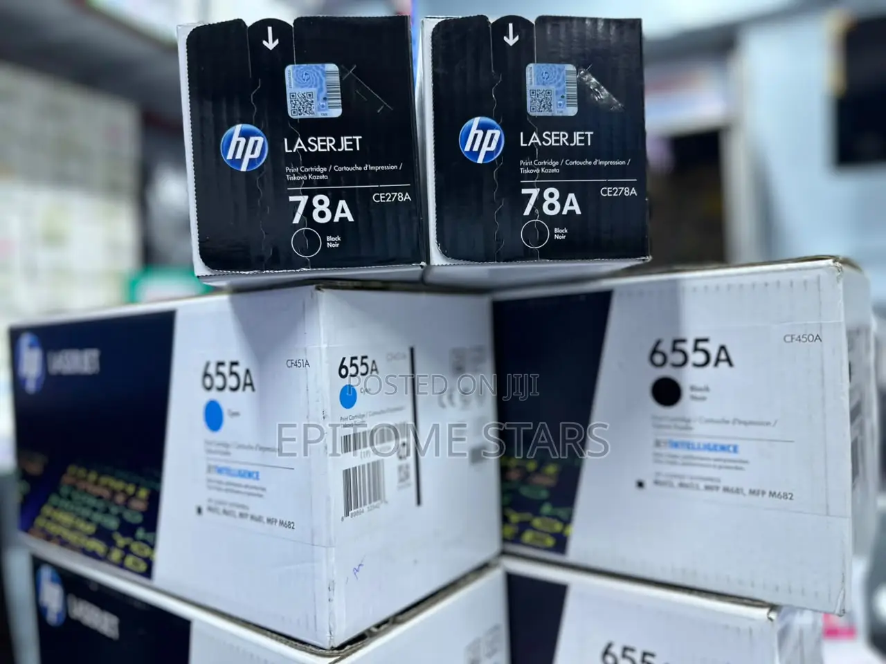 Original HP 655A Black (CF450A) Premium LaserJet Toner