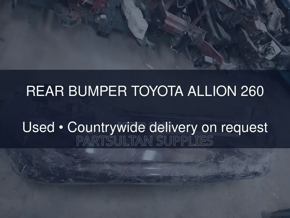 Rear Bumper Toyota Allion 260