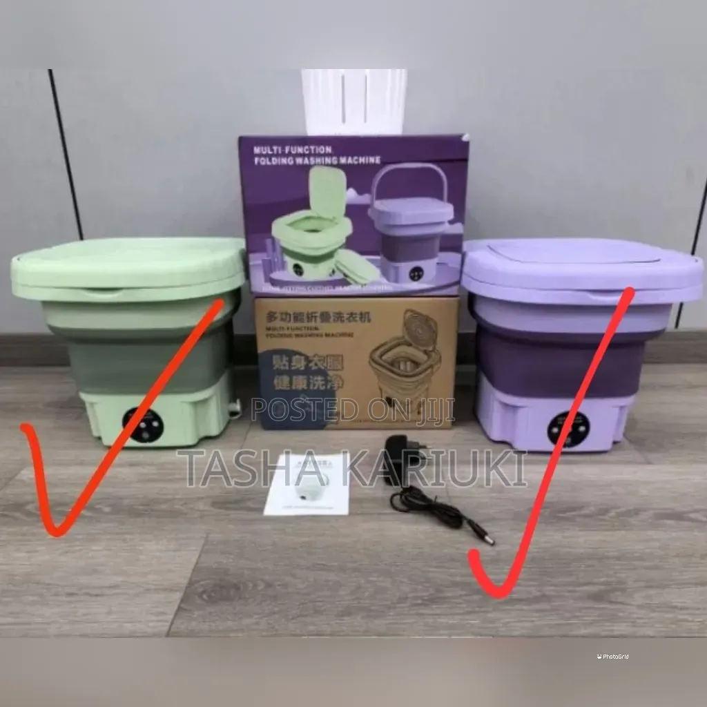 *Electric Foldable Washing Machine. 7.5Kg*
*(Green Purple Colour)*