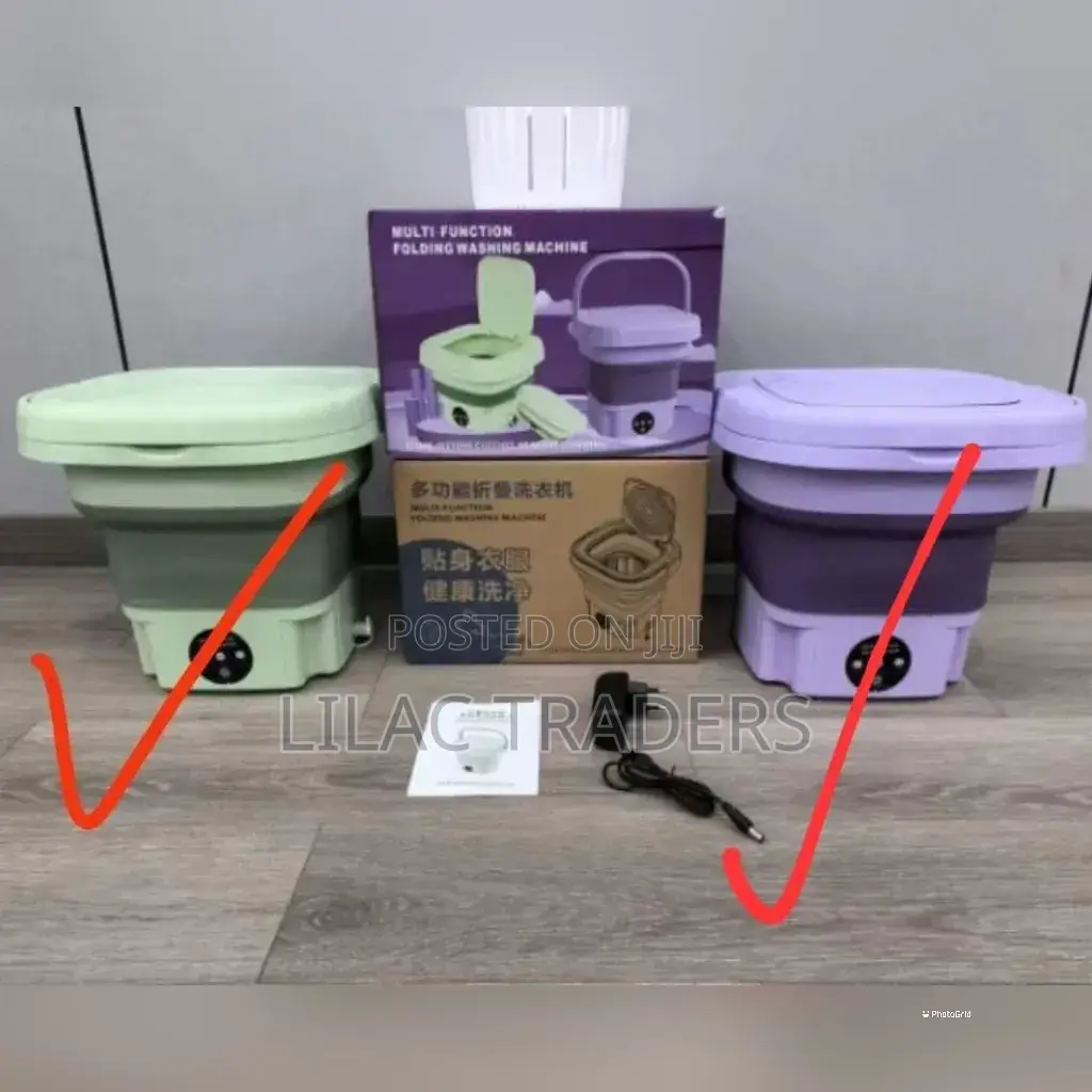 *Electric Foldable Washing Machine. 7.5Kg*
*(Green Purple Colour)*