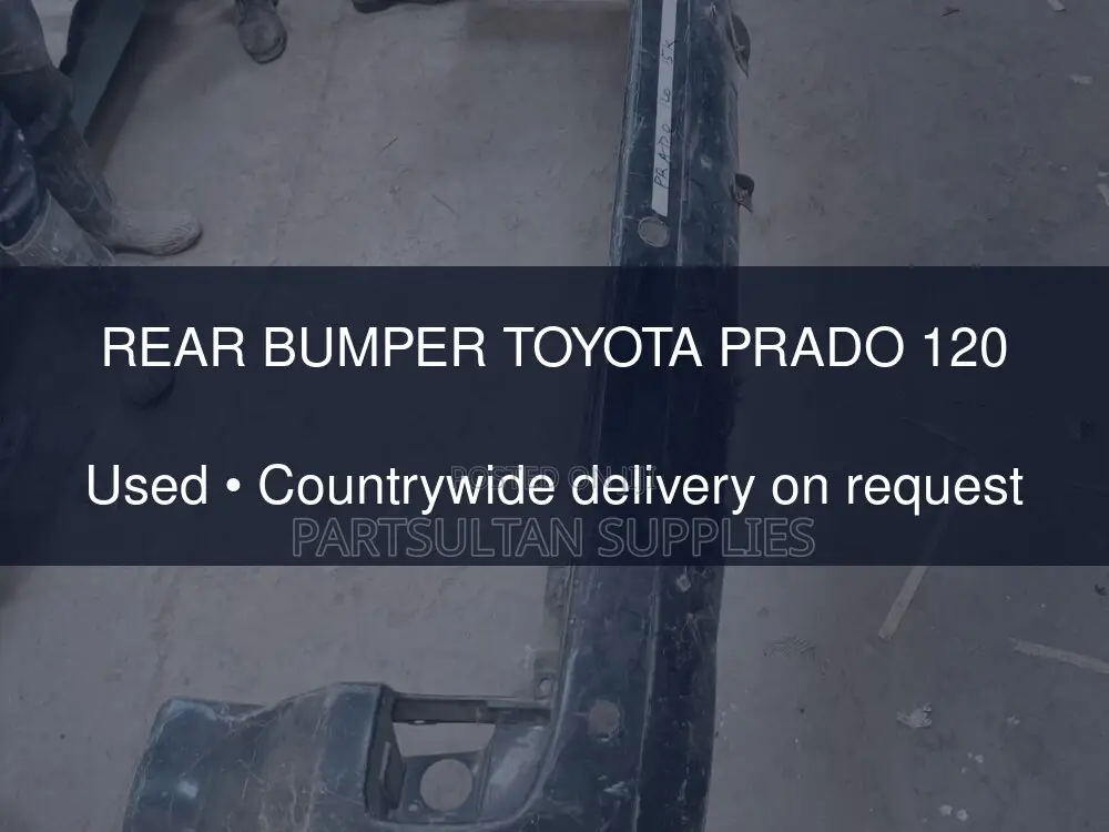Rear Bumper Toyota Prado 120