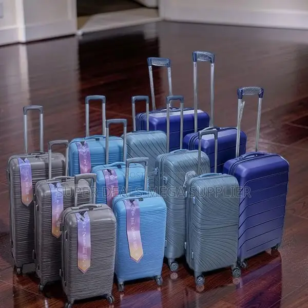 Long-Lasting 3 in 1 Unbreakable Rubber Suitcase Briefcase Travel Bags