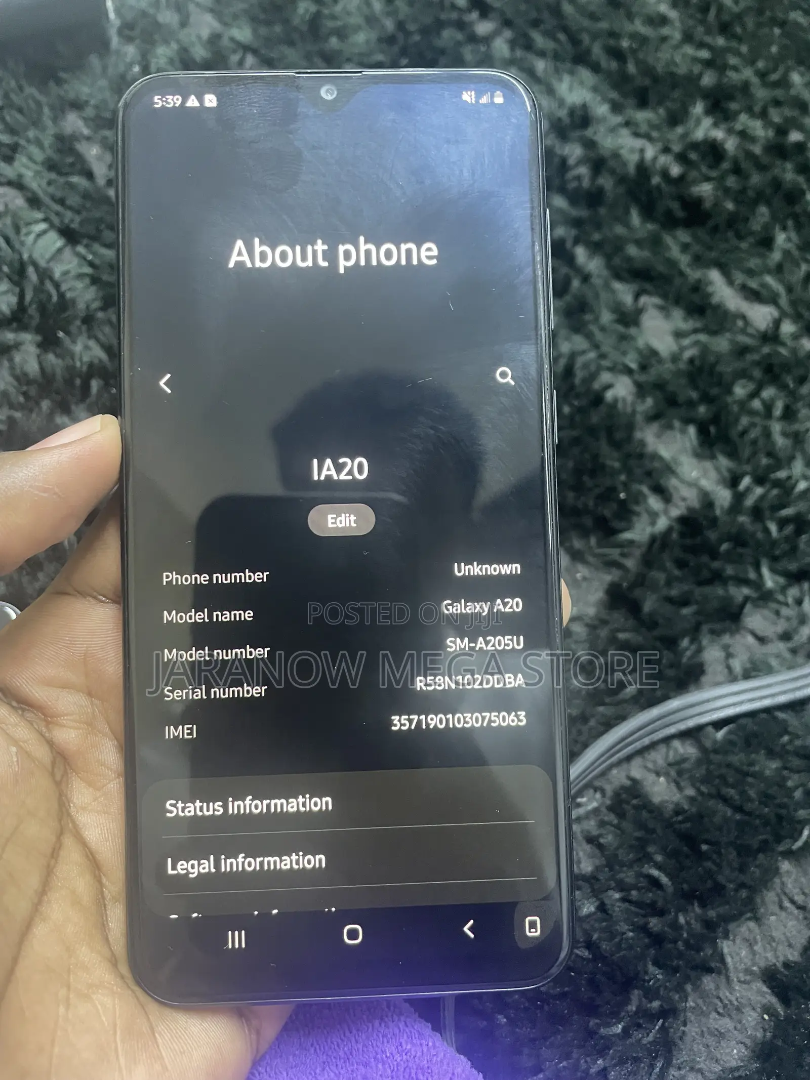 Samsung Galaxy A20 32 GB Black
