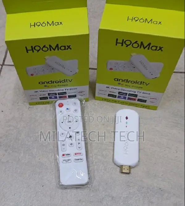 H96 Max Android TV Stick 2GB RAM 16GB With WiFi Bluetooth