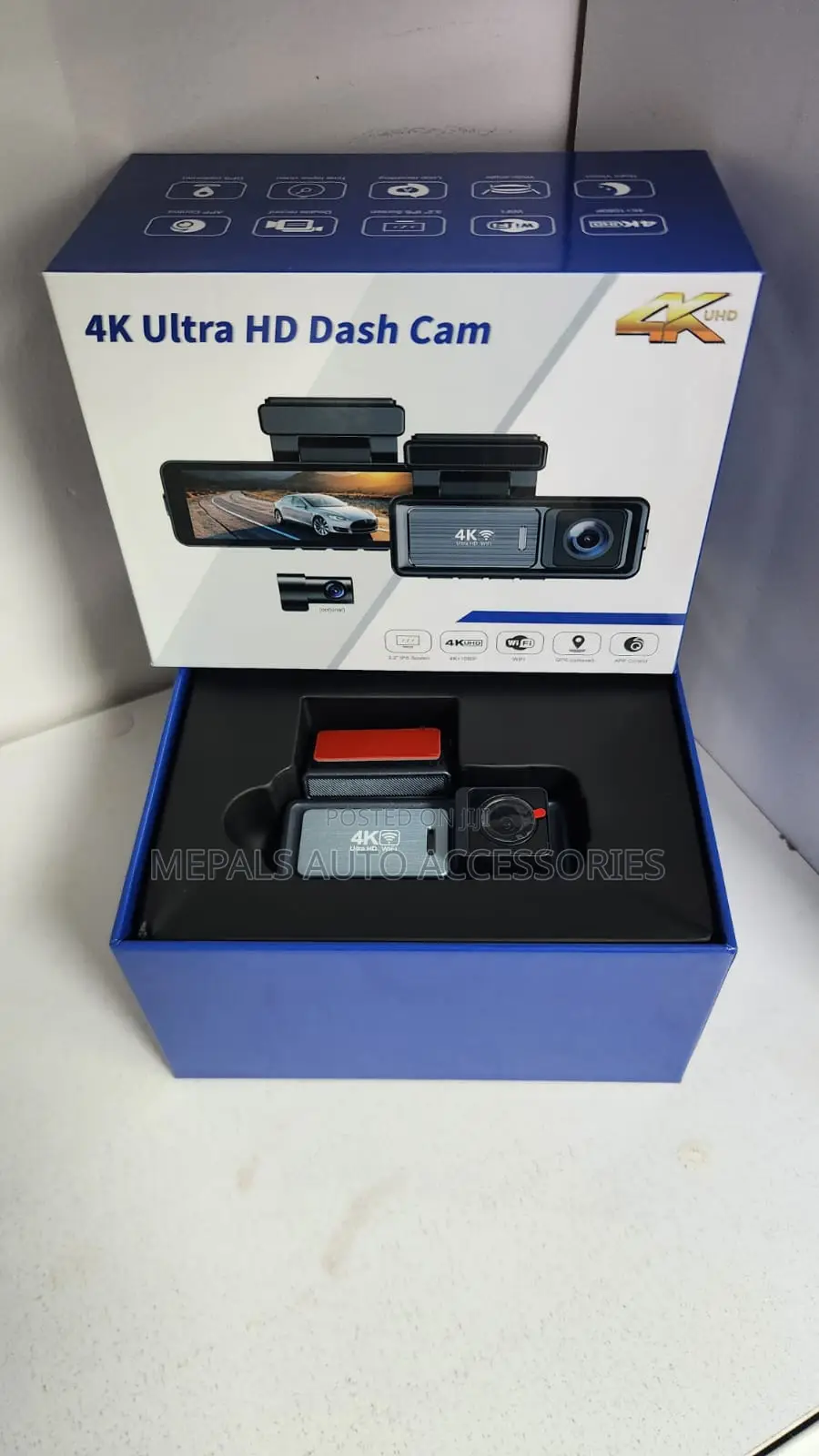 Ultra HD Dash Cam With Rear Camera (Wi-Fi)