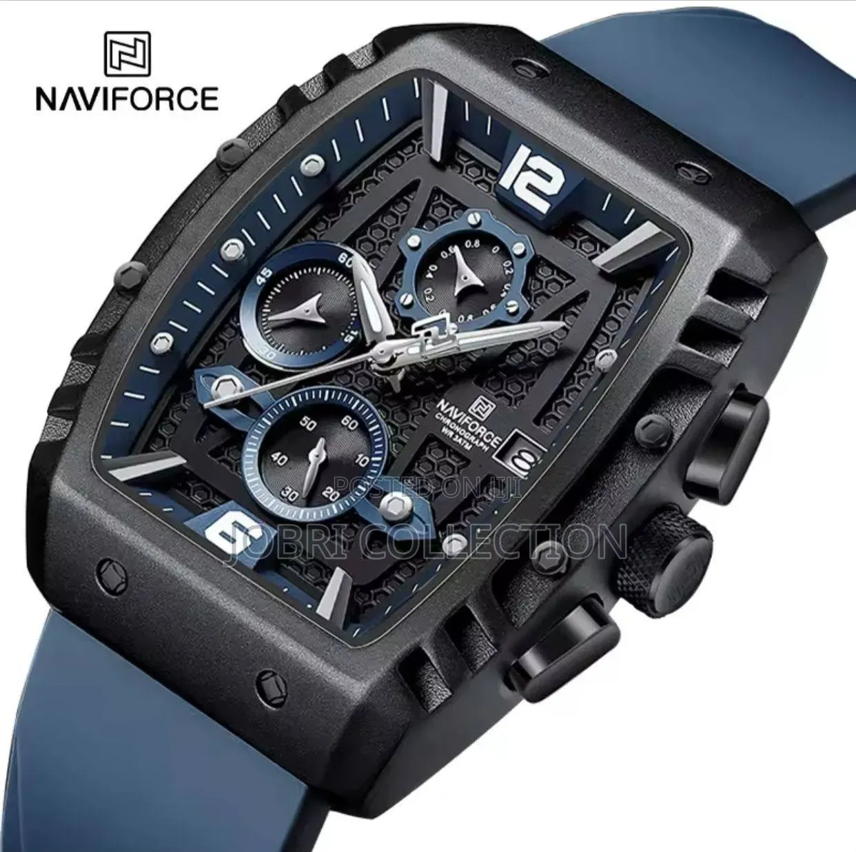 Naviforce Rubber Strap Chronograph Gents Watch