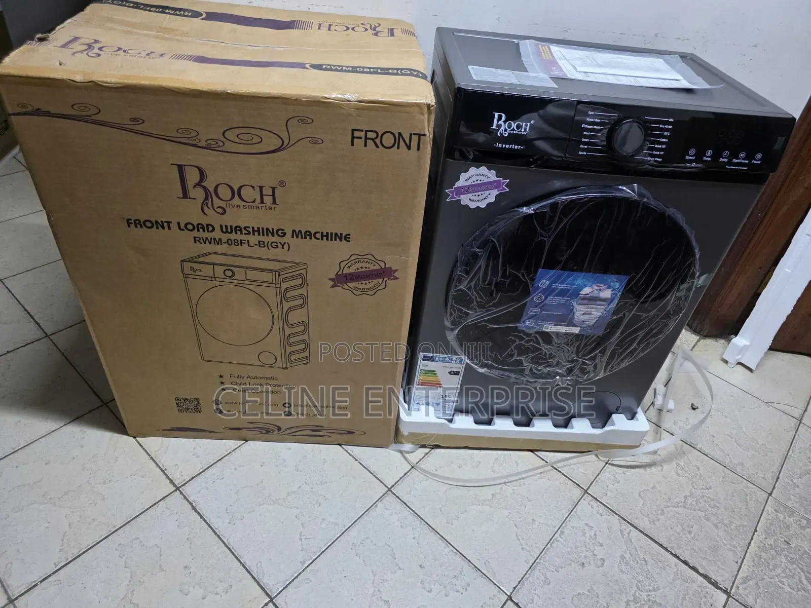 Roch 10KG Front Load Washing Machine