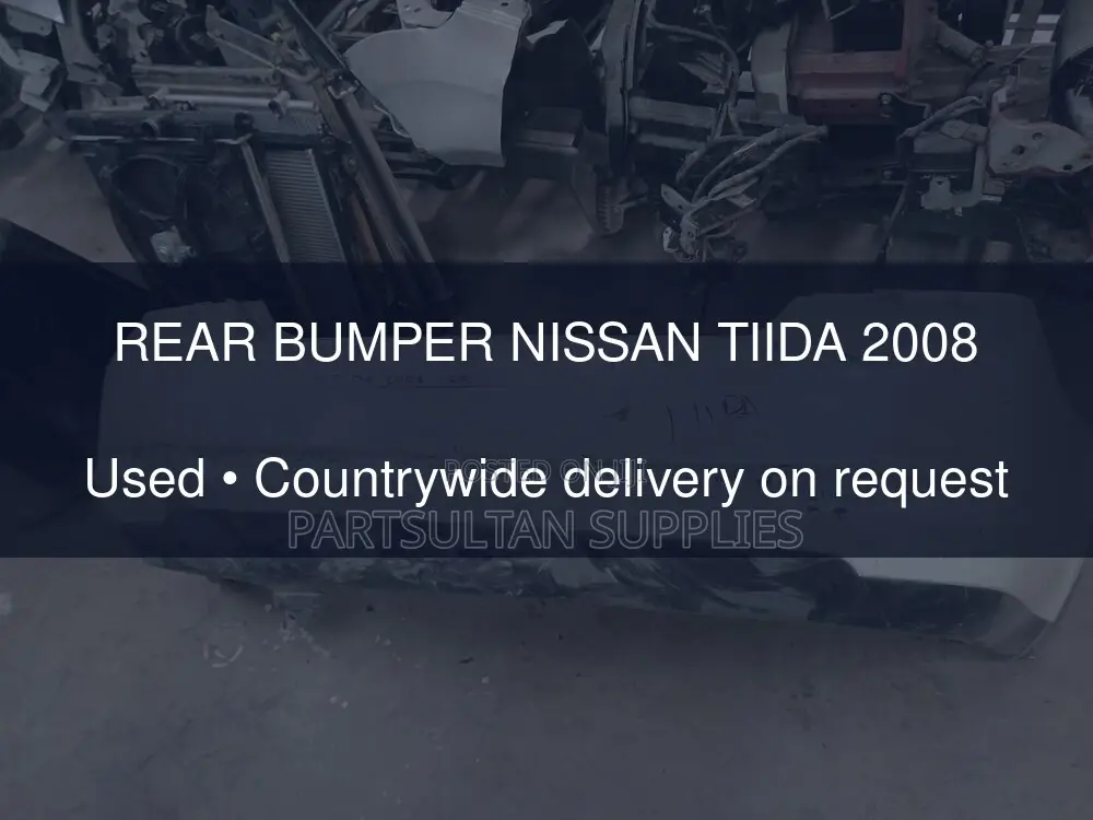 Rear Bumper Nissan Tiida 2008