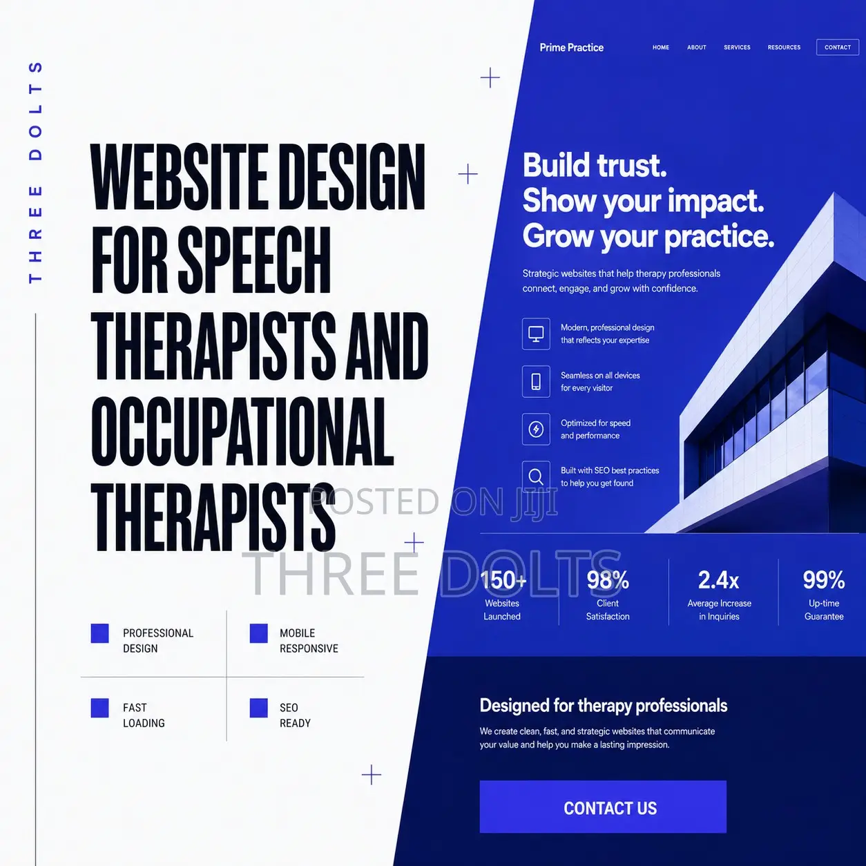 Website Design for Speech Therapists and Occupational Therapists