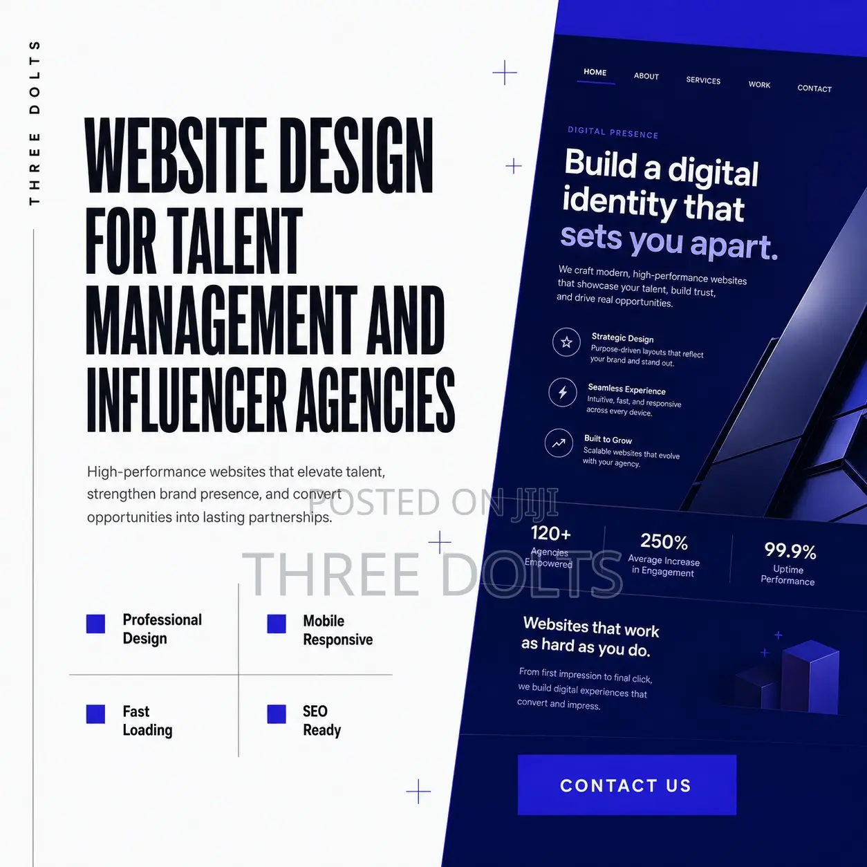 Website Design for Talent Management and Influencer Agencies