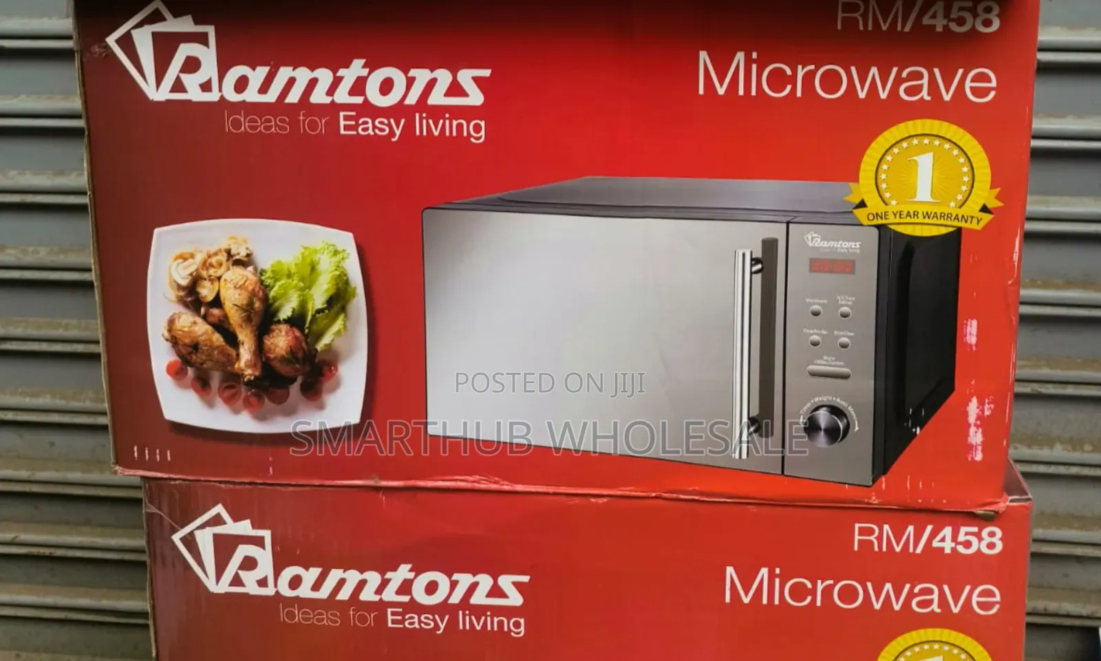 Ramtons RM/458 - Digital Glass Microwave, 700W - 20L