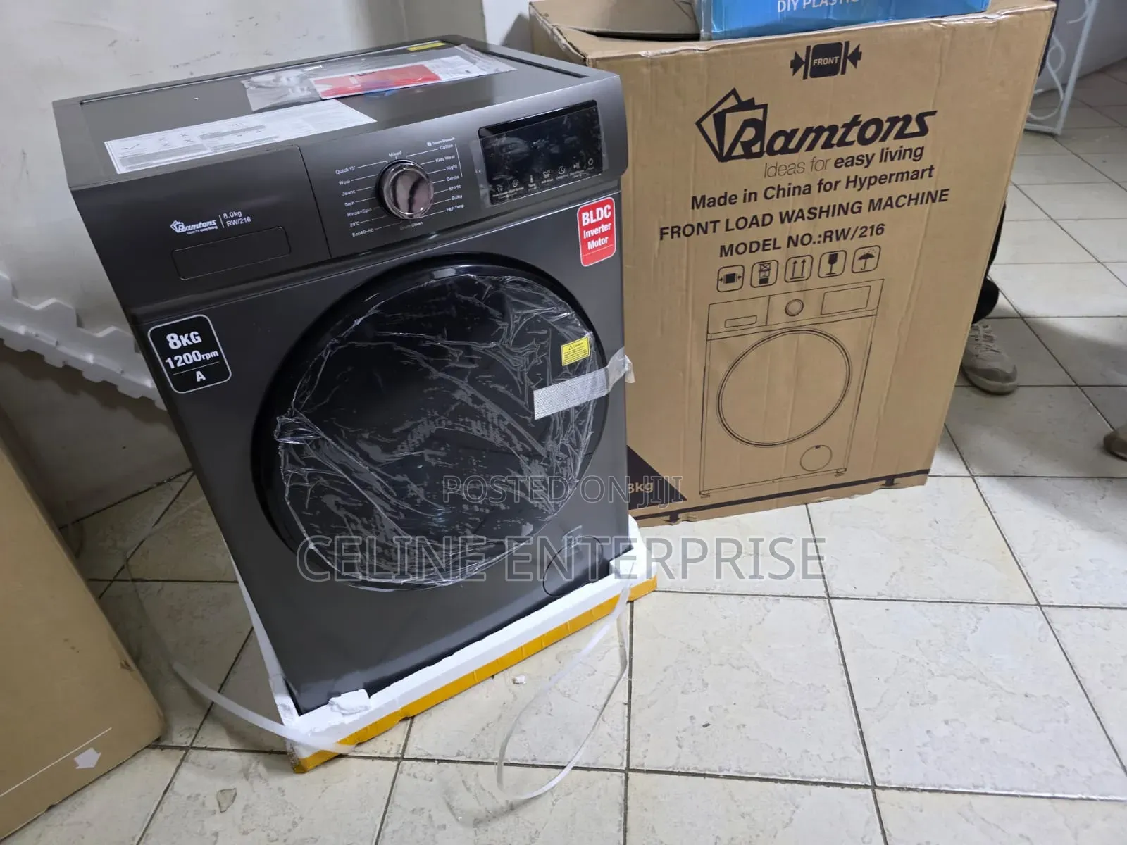 Ramtons Washing Machine 10/6kg