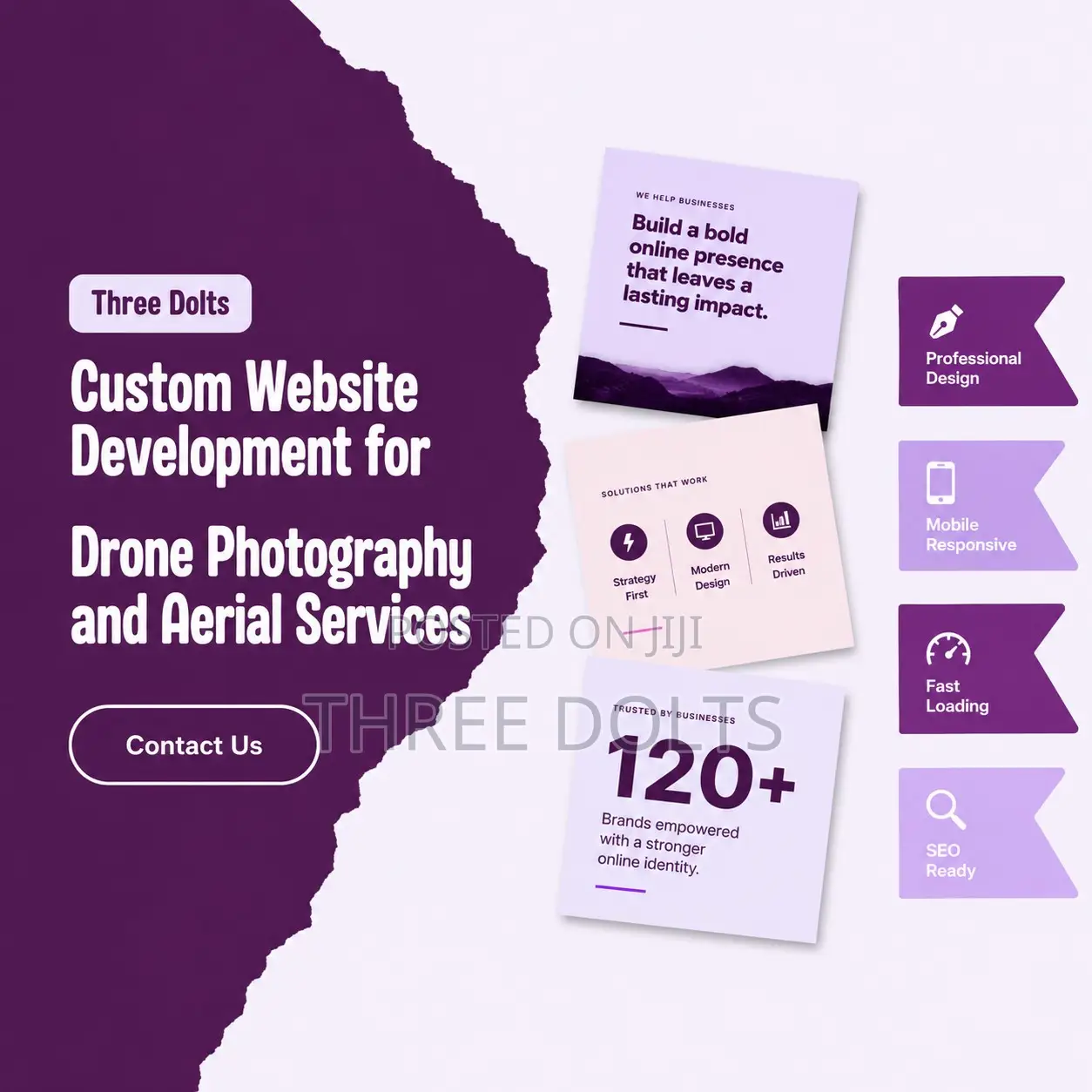 Custom Website Development for Drone Photography and Aerial Services