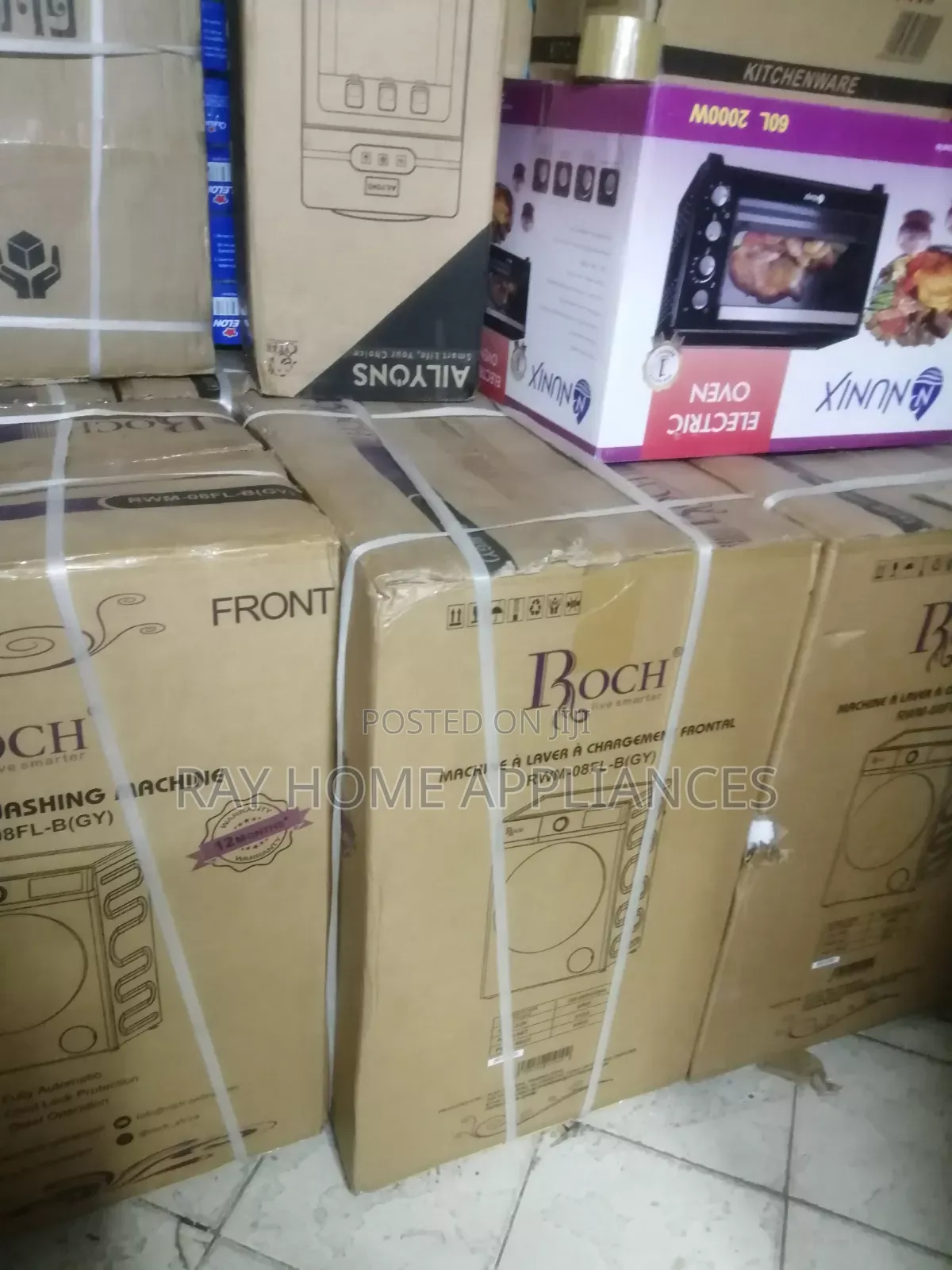 12/8kgs Roch Front Load Wash Dry Washing Machine