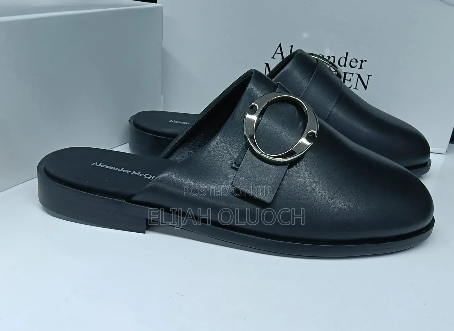 Alexander McQueen BLACK _Mules_Sizes_40, 41, 42,_ _43, 44, 45_