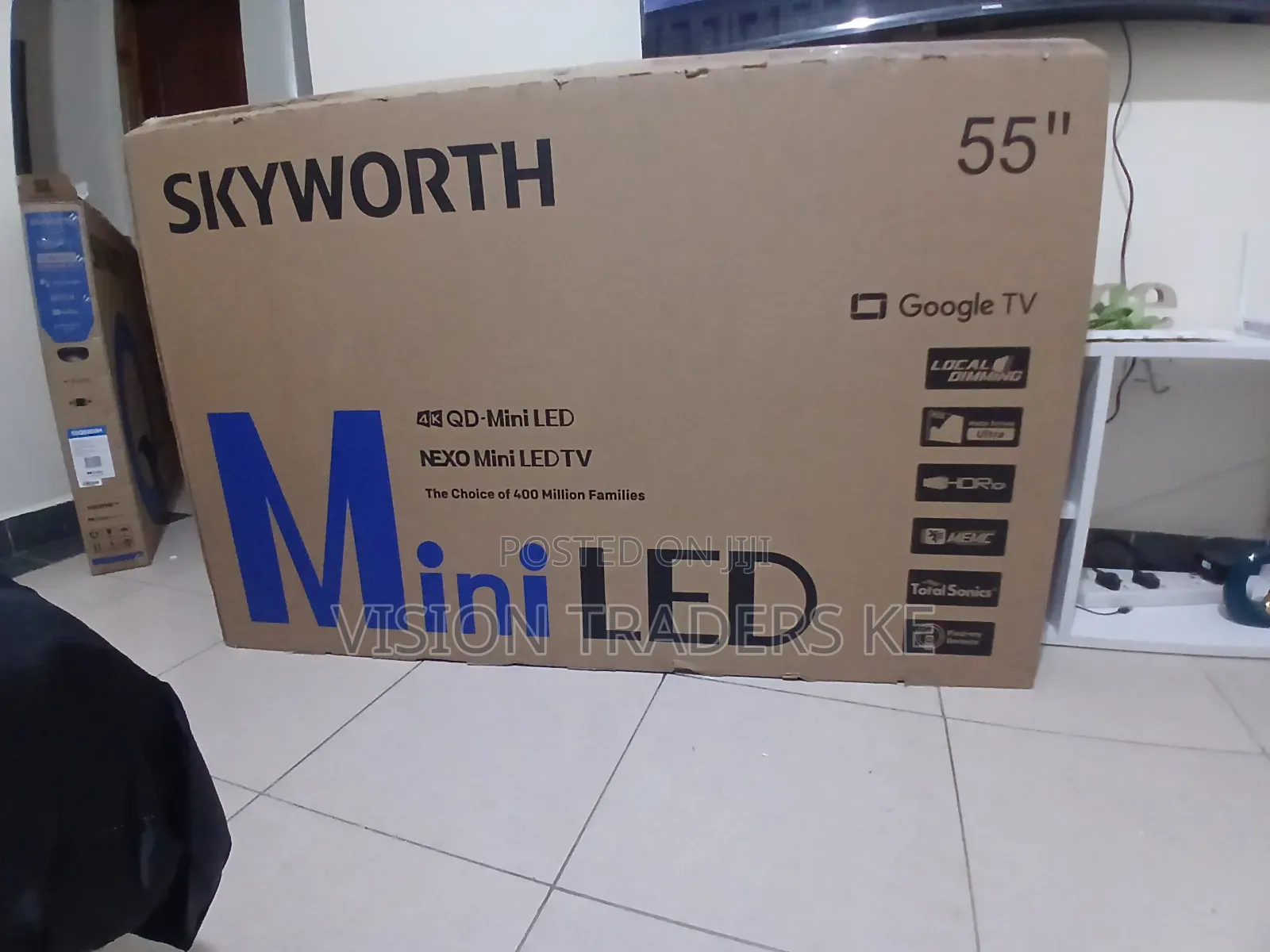 Skyworth 55"inches 55X6600H Smart Qled Mini Led Google Frameless TV