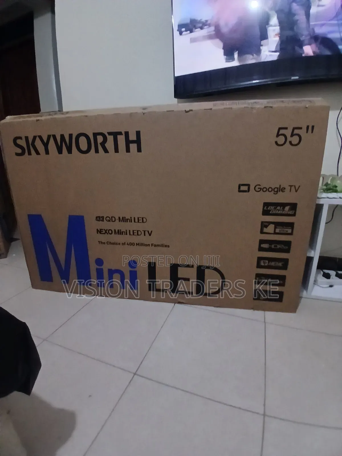 Skyworth 55"inches 55X6600H Smart Qled Mini Led Google Frameless TV