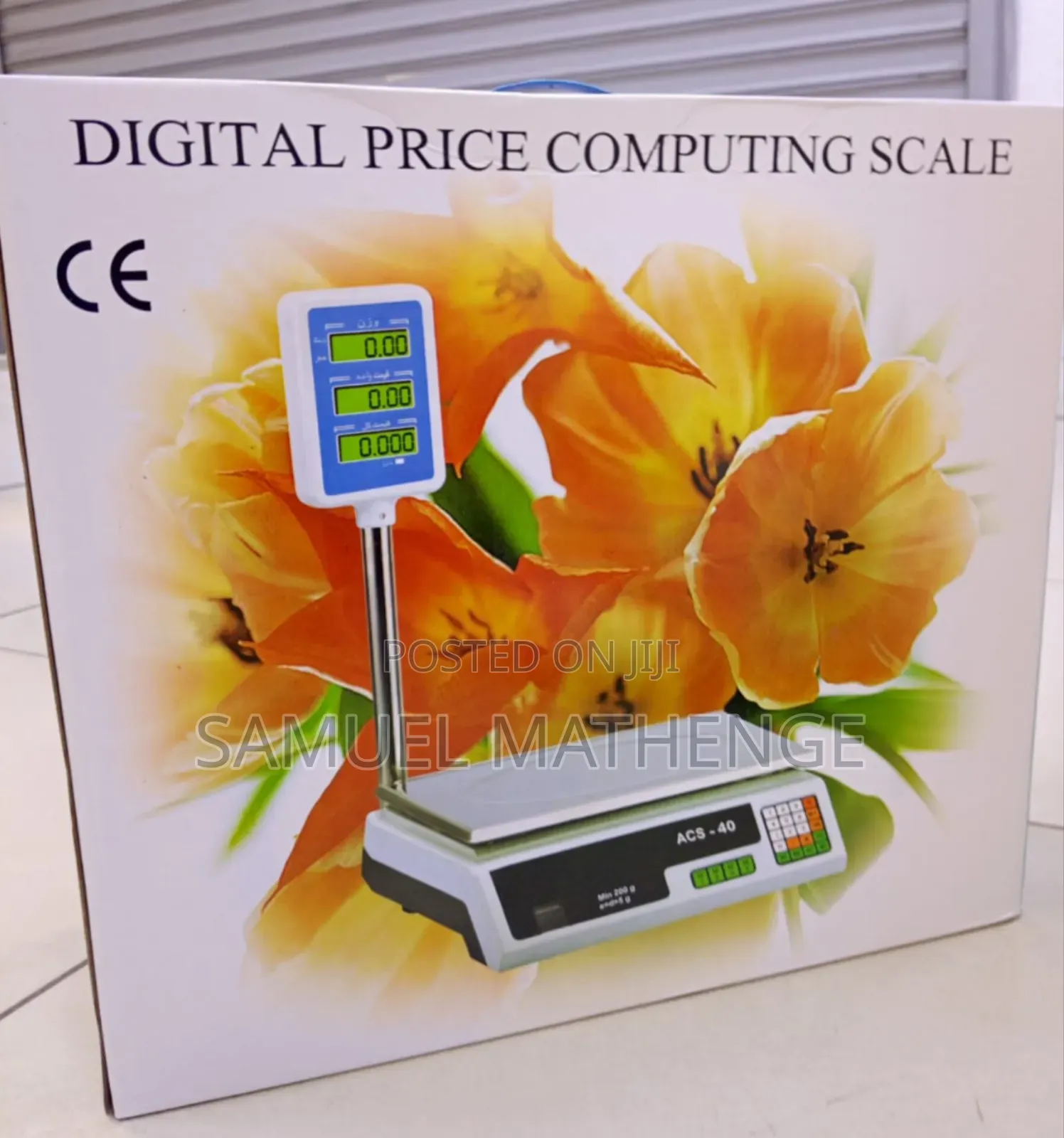 ACS 40 40kg Digital Price Computing Scale With Arm