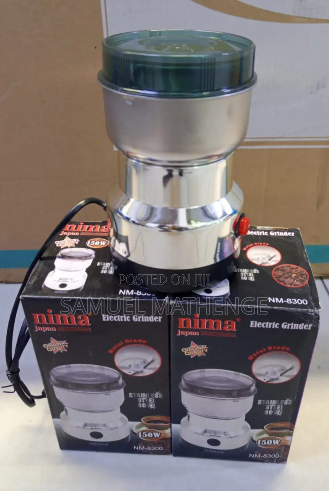 Nima 150W Electric Grinder –Spices, Herbs Grains Mill