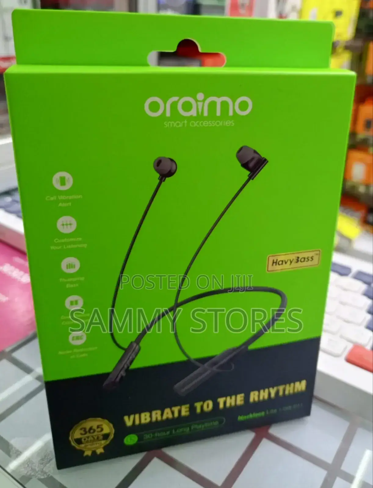 Oraimo Necklace Lite Neckband – 30 Hours Playtime, ENC Heavy Bass