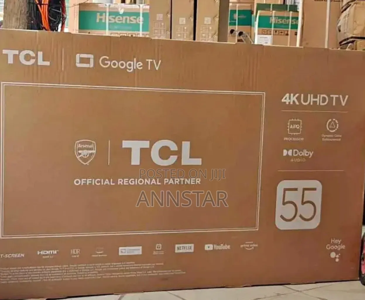 TCL 55 Inch 4 K Uhd Google TV