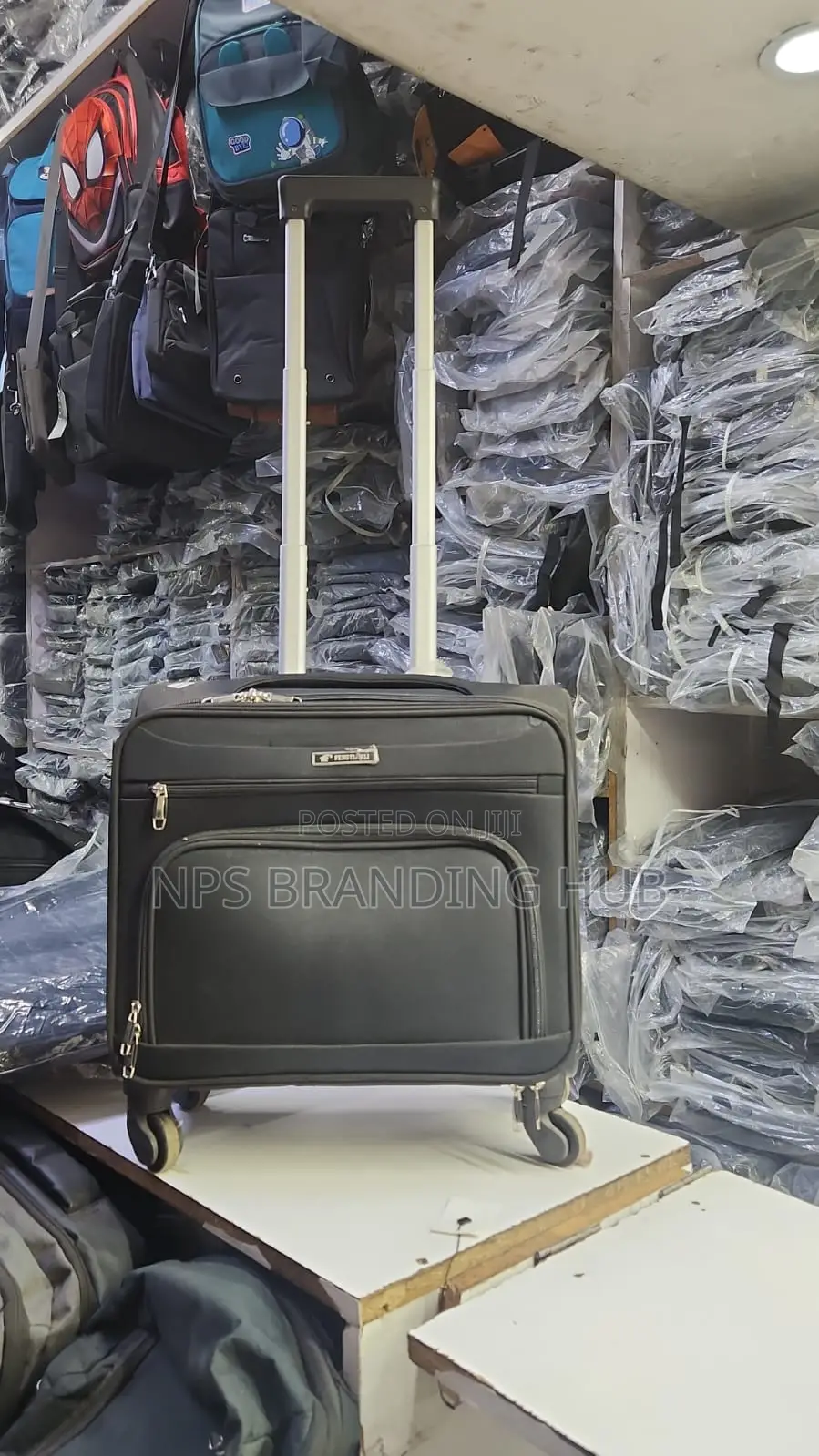 Black Pillot Case Travel Bag