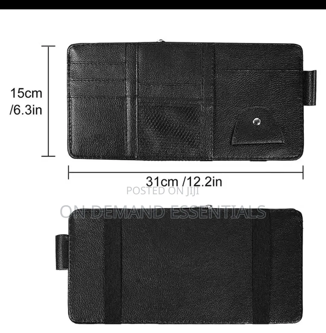 Car Sun Visor Documents Organizer