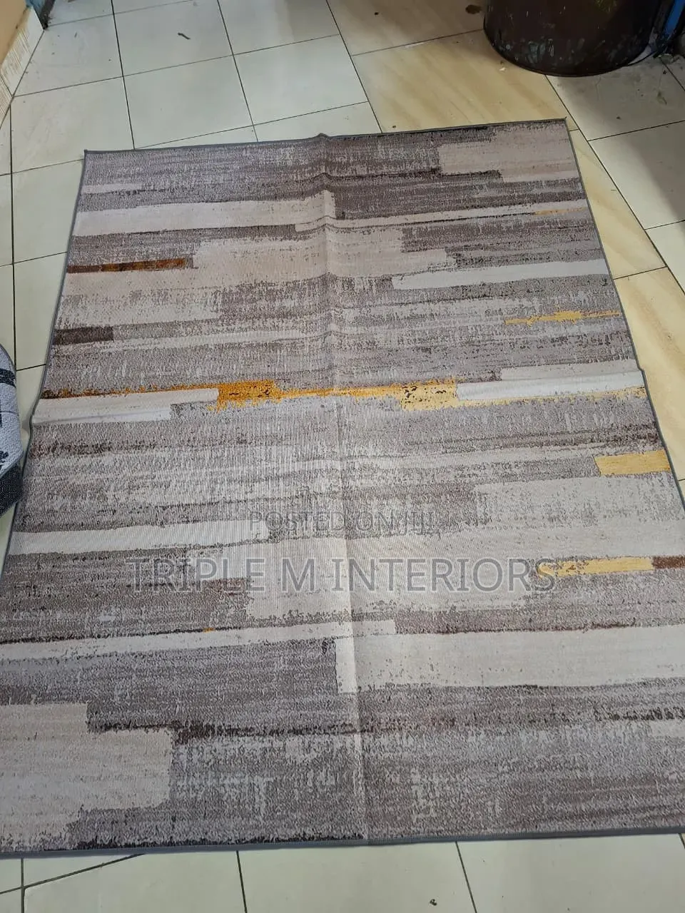 Spacious 7x10 3D Dining Room Floor Carpet