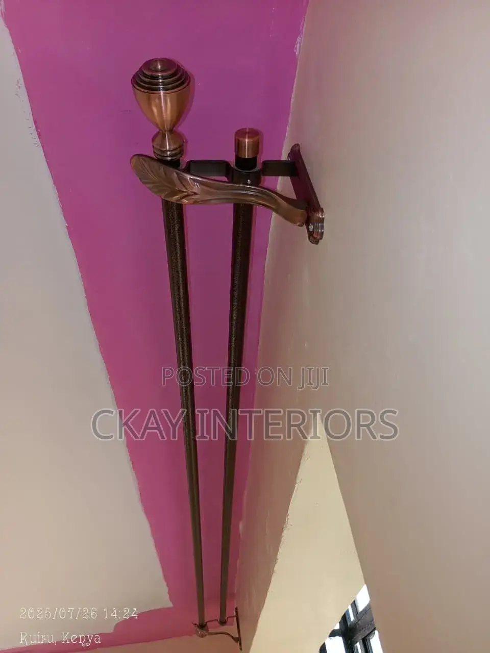 Strong Rods, Stylish Homes With Heavy Powder Coated Window Curtain Rod