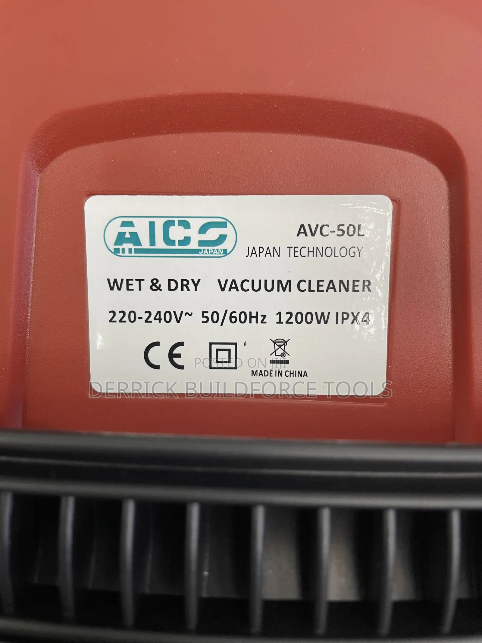 Aico Wet and Dry 50l/Litres Vacuum Cleaner