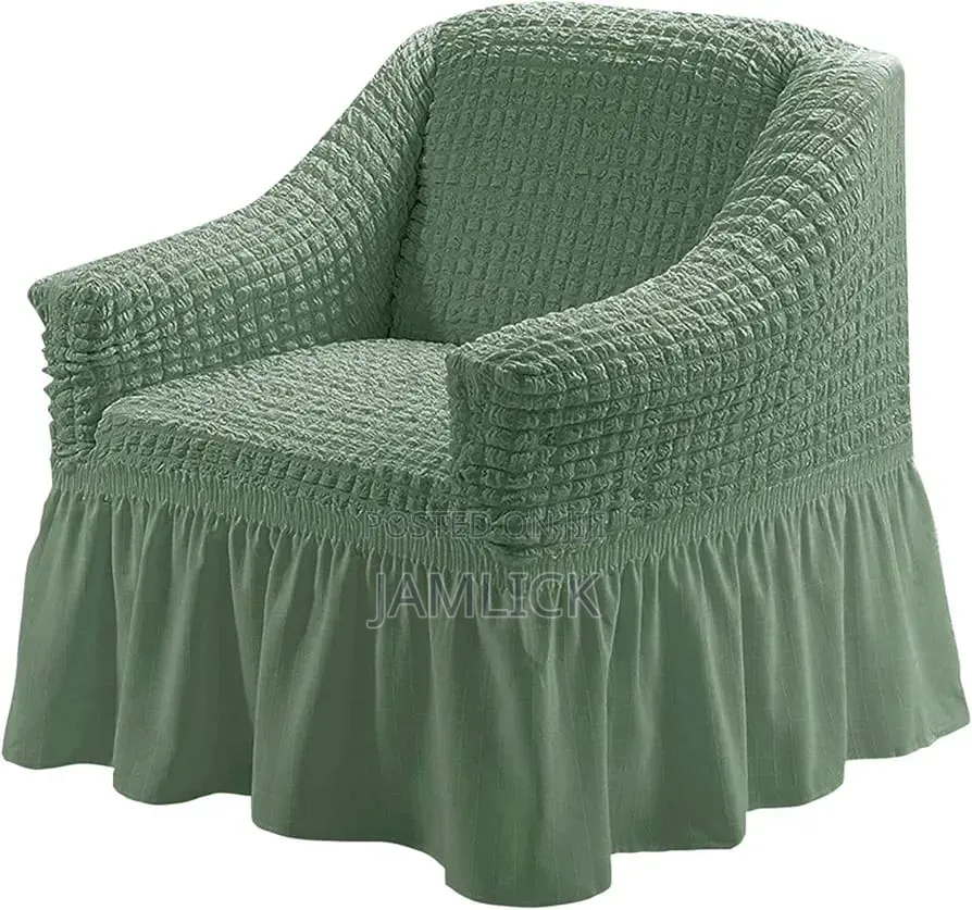 5 Seater Bubble Sofa Seat Covers – Pink, Peach Green - Pt
