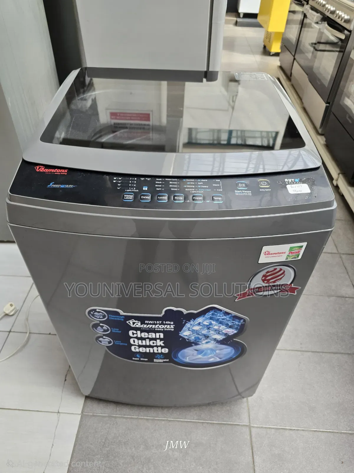 Ramtons 14kg Fully Automatic Top Load Washing Machine