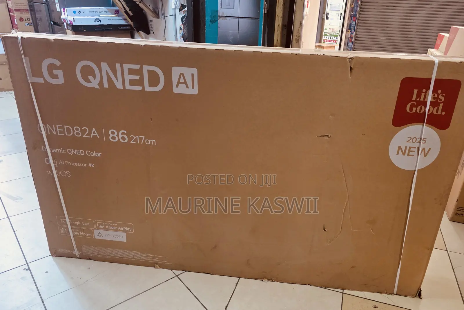 LG 86” Qned 82 Smart Frameless