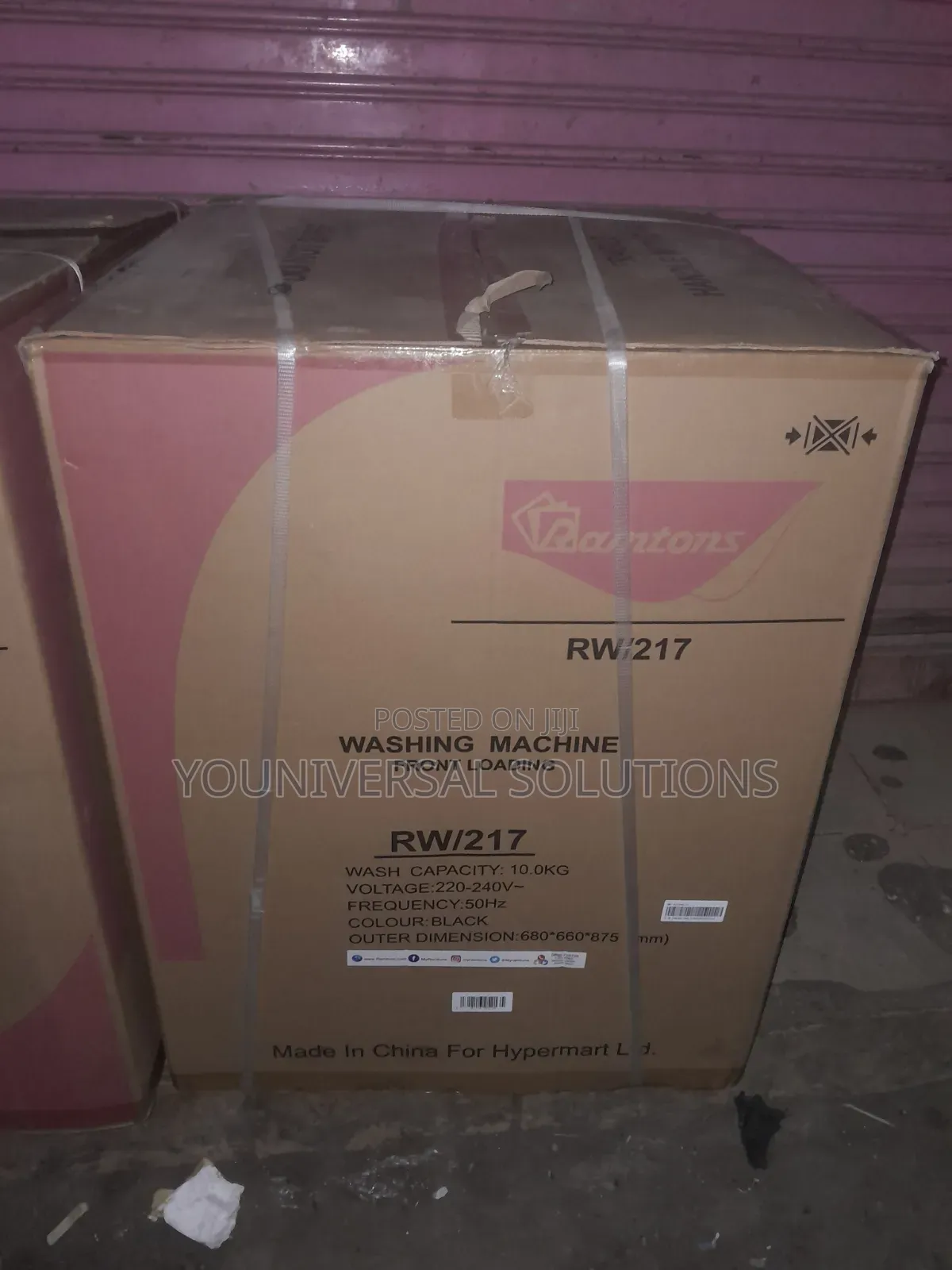Ramtons RW/154- 7KG Front Load Washing Machine (1YR WRTY)