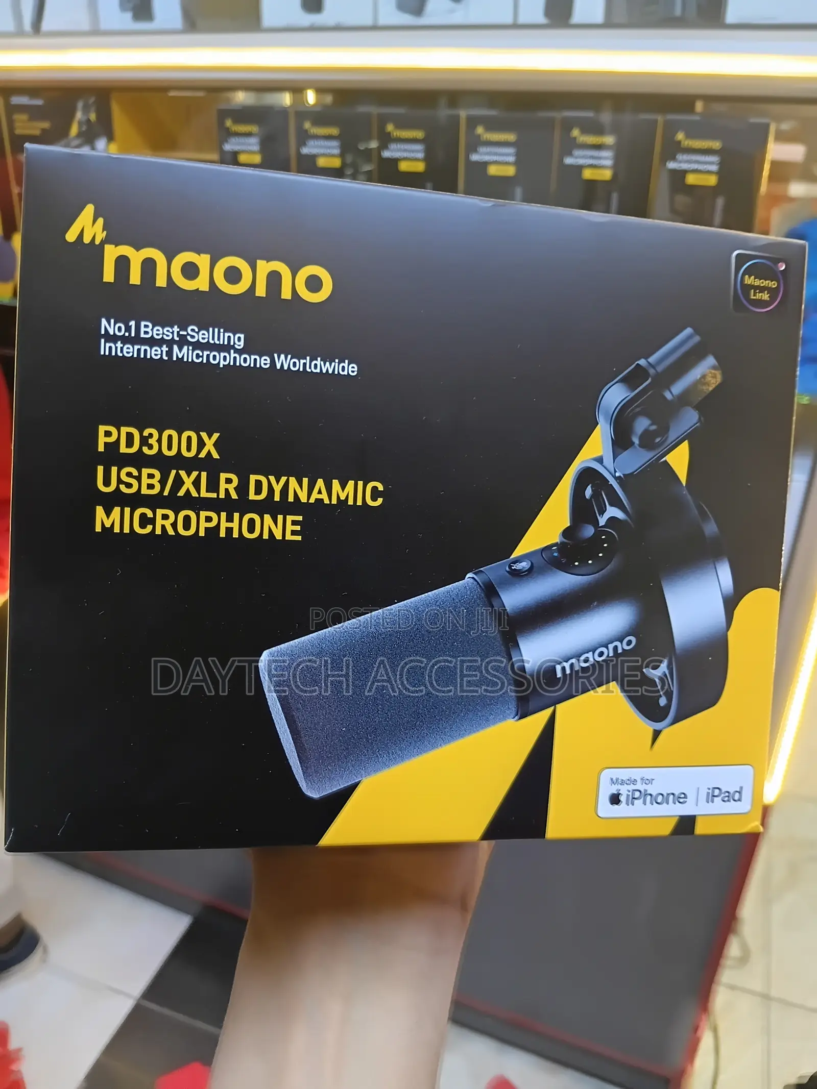 Maono PD300X Dynamic XLR USB Microphone – 192kHz 24bit - Black