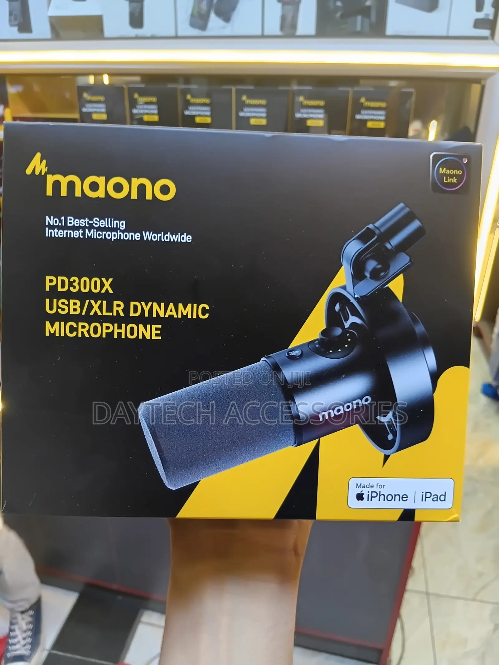 Maono PD300X Dynamic XLR USB Microphone – 192kHz 24bit - Black