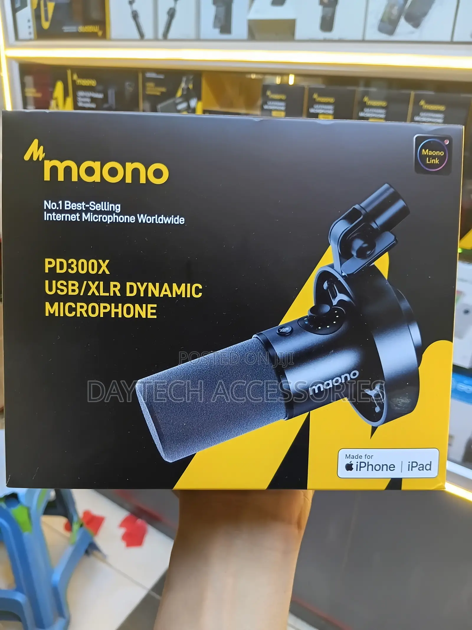 Maono PD300X Dynamic XLR USB Microphone – 192kHz 24bit - Black