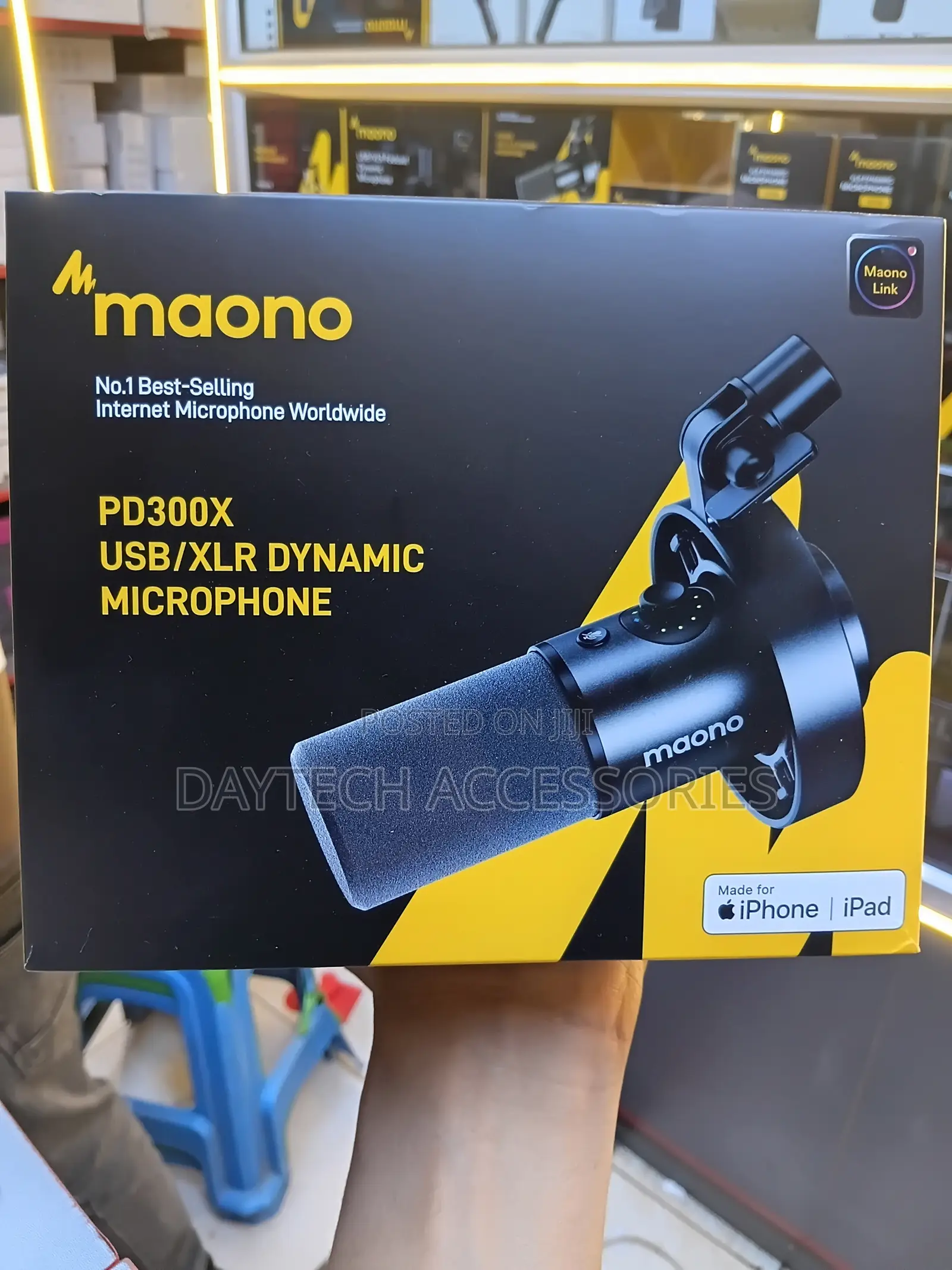 Maono PD300X Dynamic XLR USB Microphone – 192kHz 24bit - Black