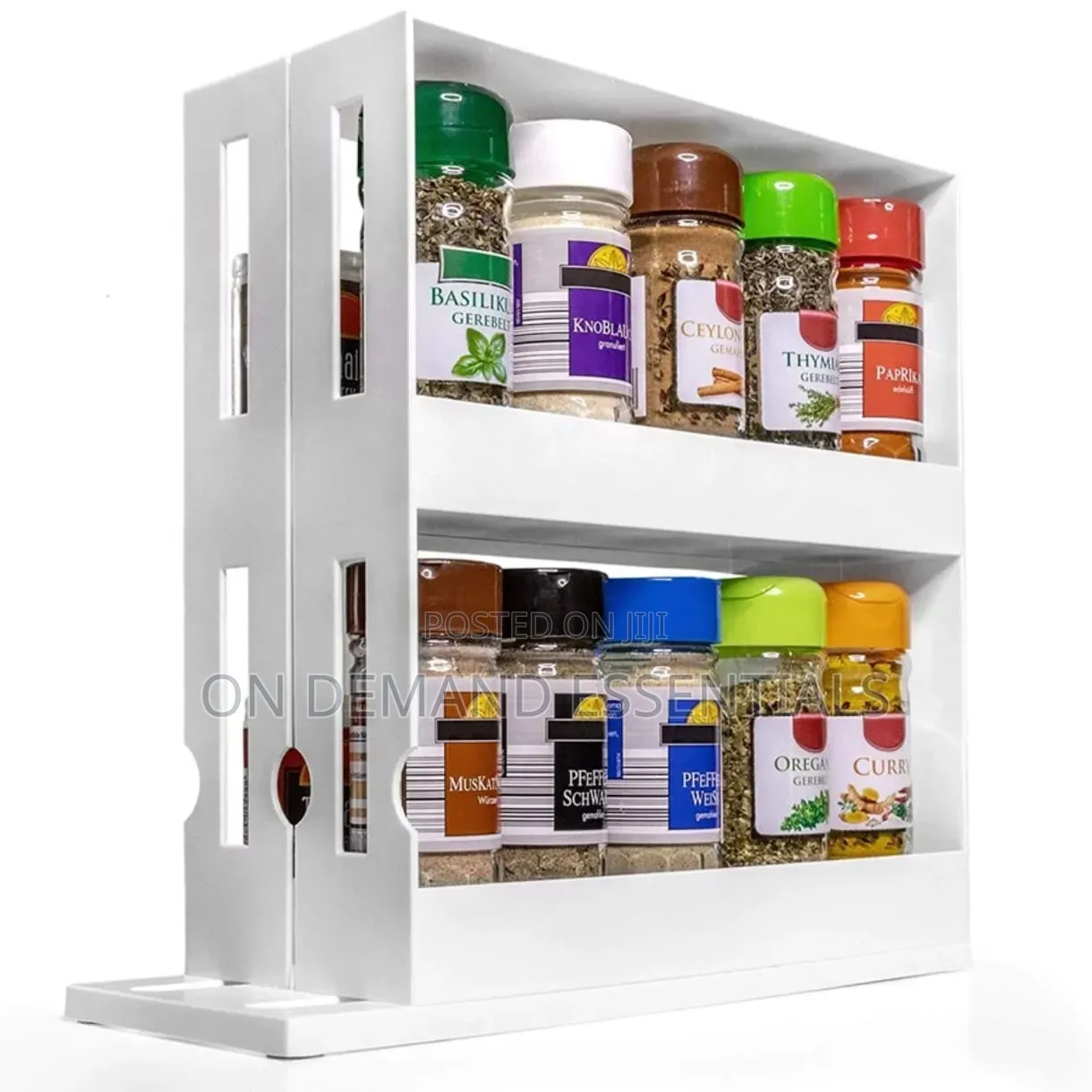 Rotating/Sliding Spice Rack 2tier