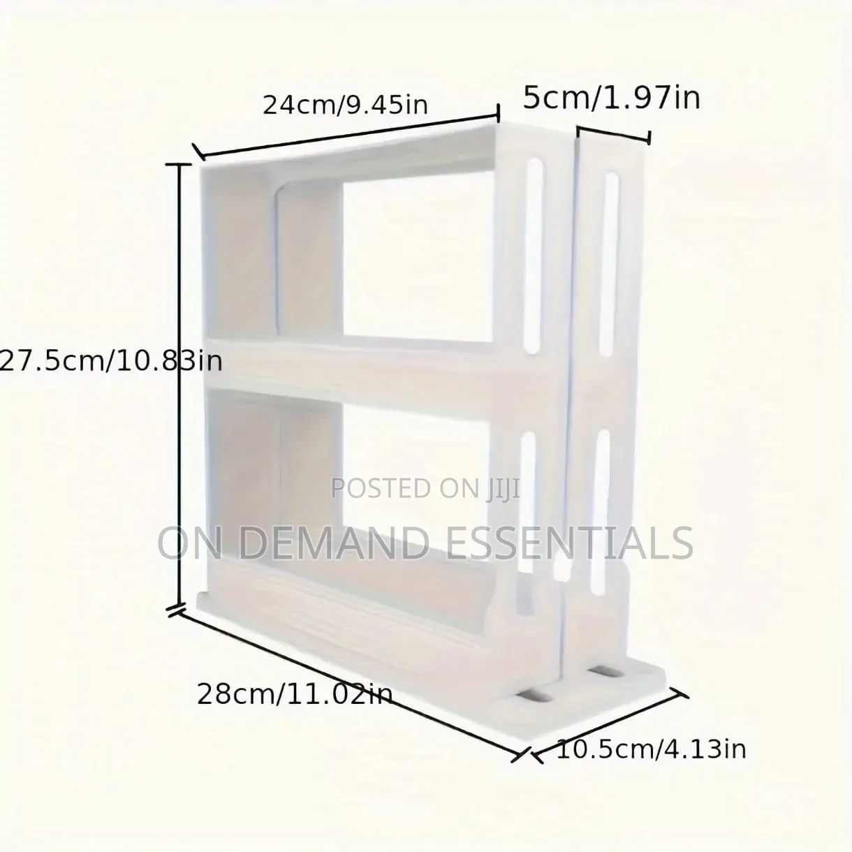 Rotating/Sliding Spice Rack 2tier