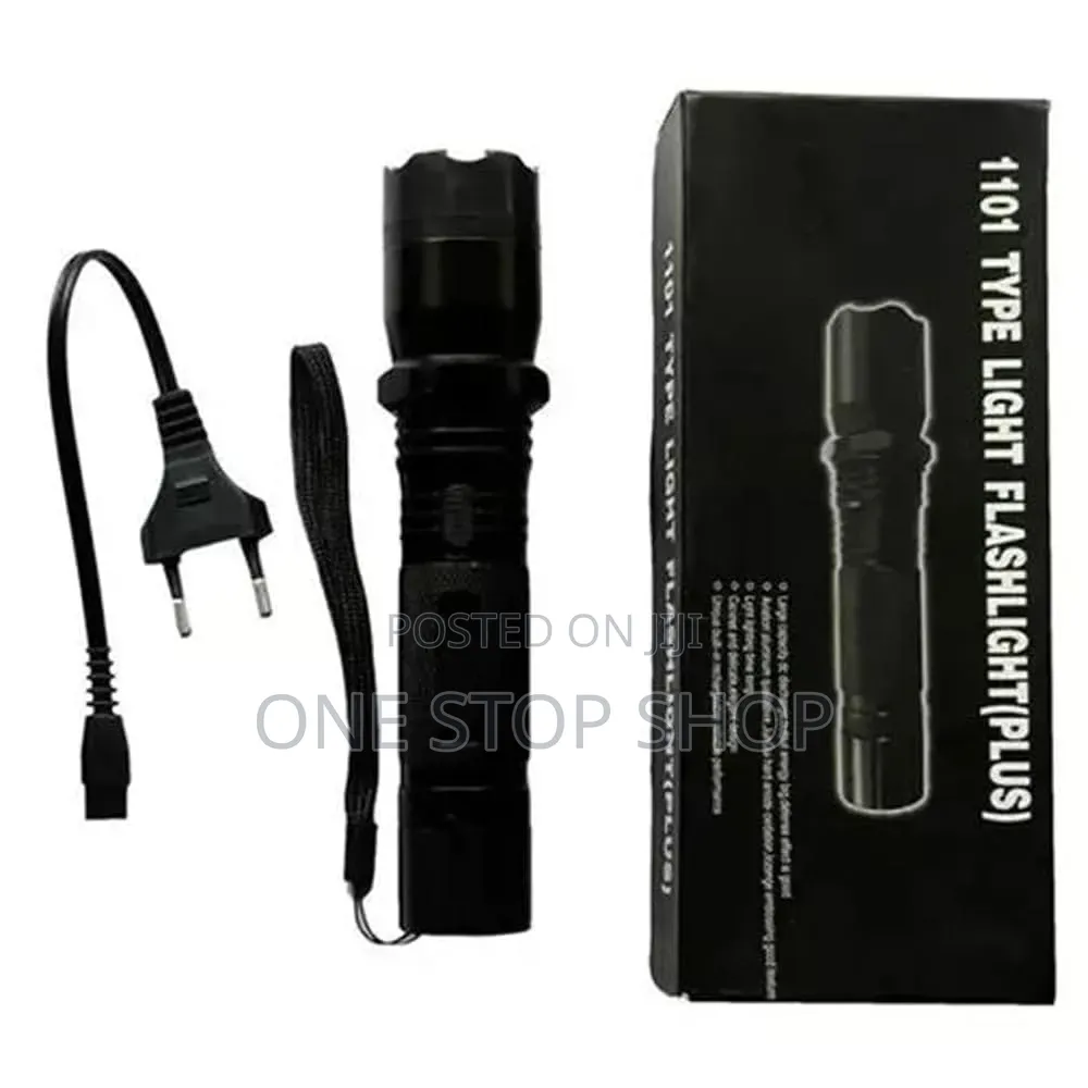 Security Flashlight With Master Safety Toggle Switch