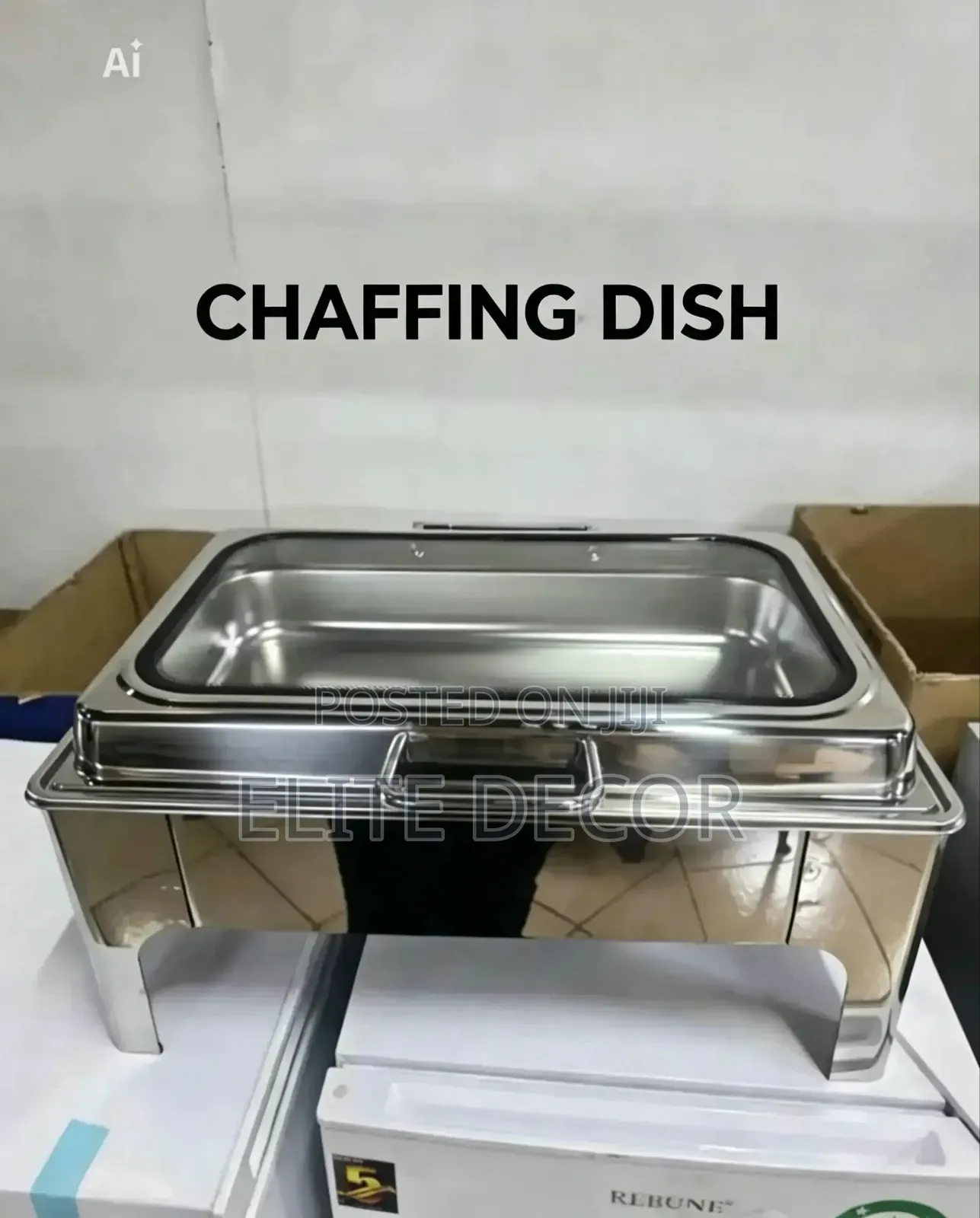 Single Stainless Steel Chafing Dish – Food Warmer