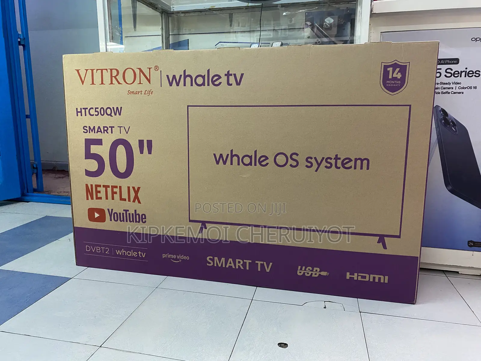 Vitron 50-Inch QLED Whale Smart UHD TV