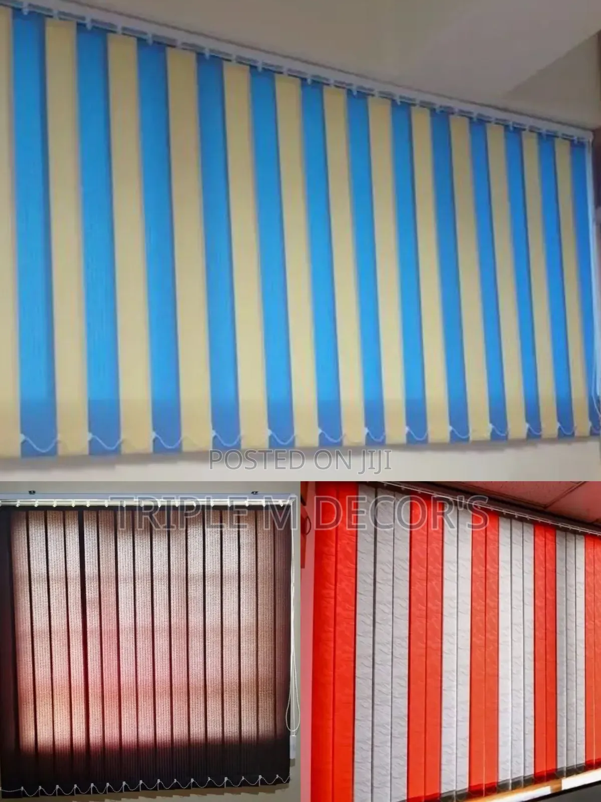Luxury Fabric Vertical Blinds | All Colors Available